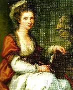 Angelica Kauffmann, sjalvportratt med minervabyst